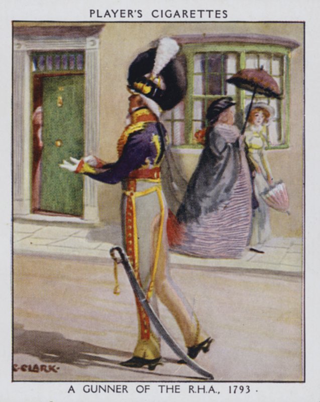 Un artigliere della Royal Horse Artillery da Christopher (after) Clark