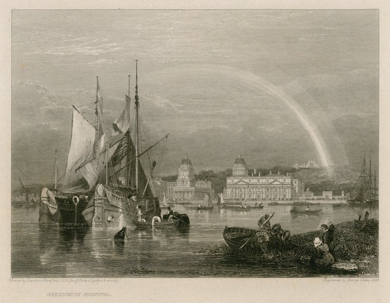 Ospedale di Greenwich, Londra da Clarkson Frederick Stanfield