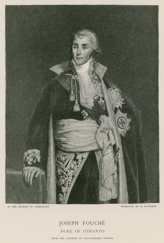 Joseph Fouché, Duca di Otranto da Claude Marie Dubufe