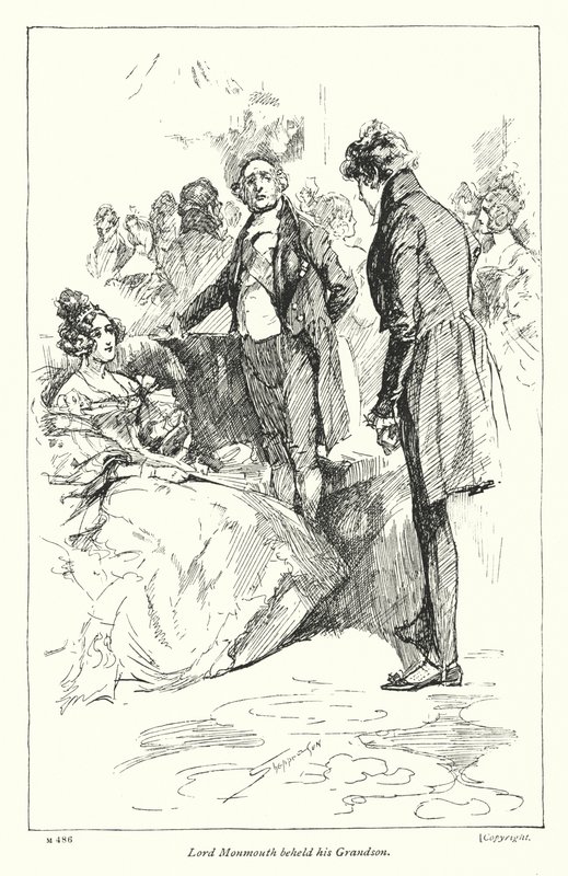 Illustrazione per Coningsby di Disraeli da Claude Shepperson