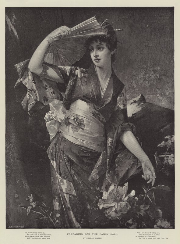 Preparativi per il Ballo in Maschera da Conrad Kiesel
