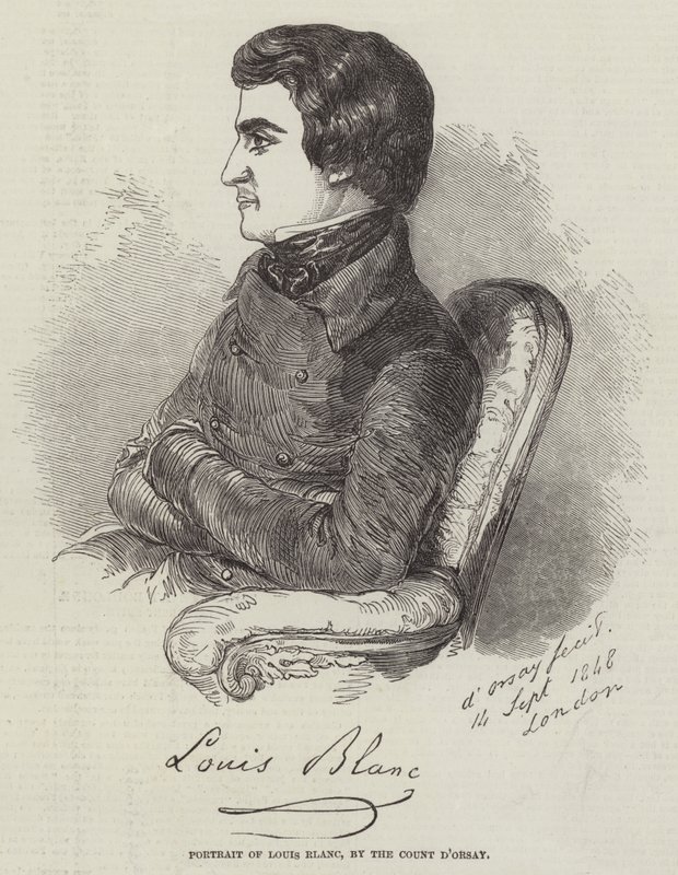 Ritratto di Louis Blanc da Count Alfred D