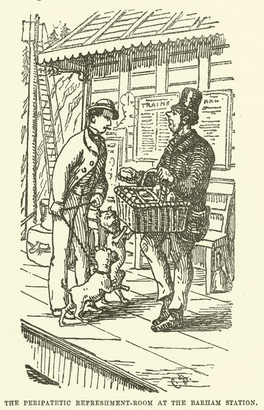 Illustrazione per Little Mr Bouncer e il suo amico Verdant Green da Cuthbert Bradley