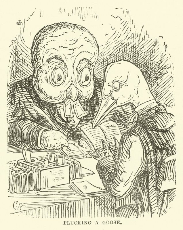 Illustrazione per Little Mr Bouncer e il suo amico Verdant Green da Cuthbert Bradley