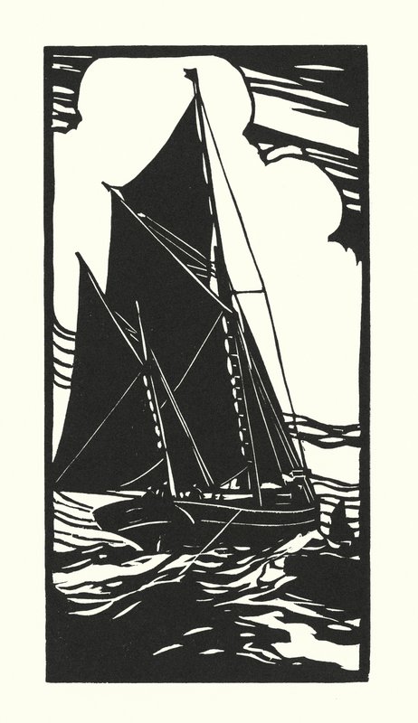 Barche da pesca e chiatte: Brixham Trawler da Cyril A. Wilkinson