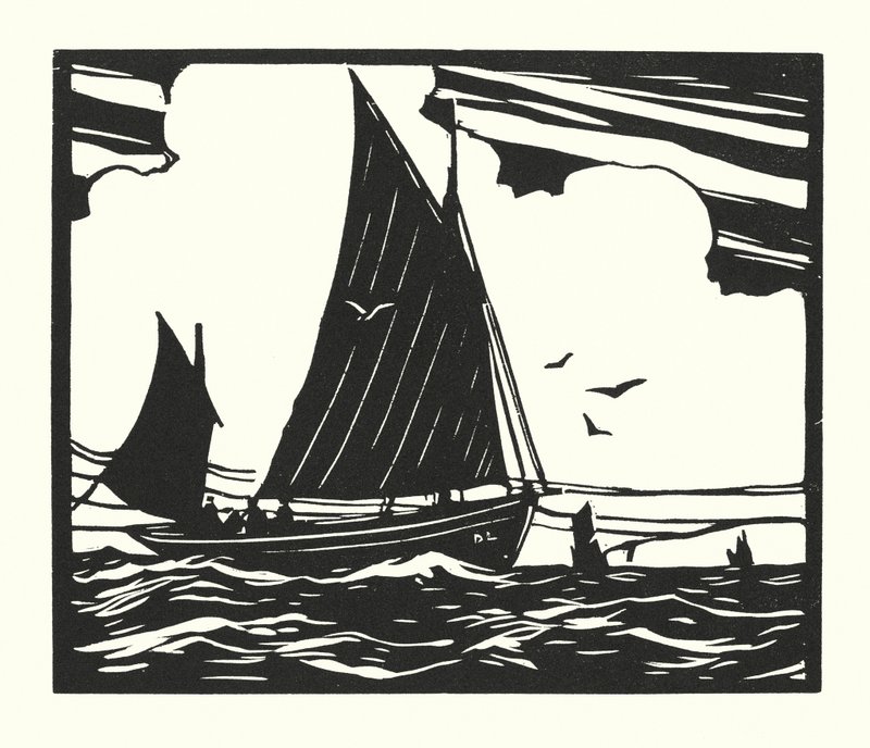 Barche da pesca e chiatte: Deal Lugger da Cyril A. Wilkinson