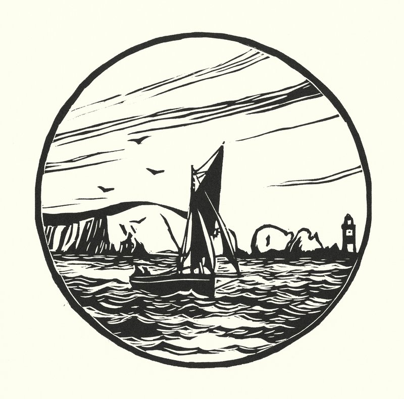 Barche da pesca e chiatte: Itchen Ferry Boat da Cyril A. Wilkinson