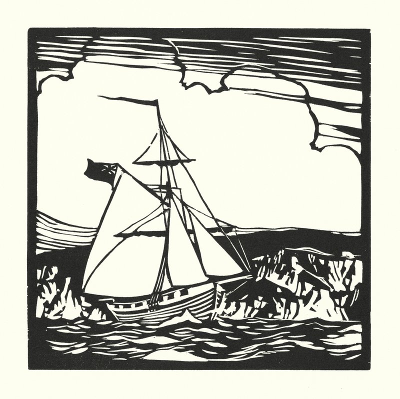 Barche da pesca e chiatte: Revenue Cutter da Cyril A. Wilkinson