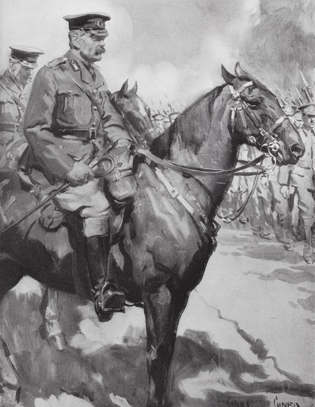 Lord Kitchener ispeziona parte dell