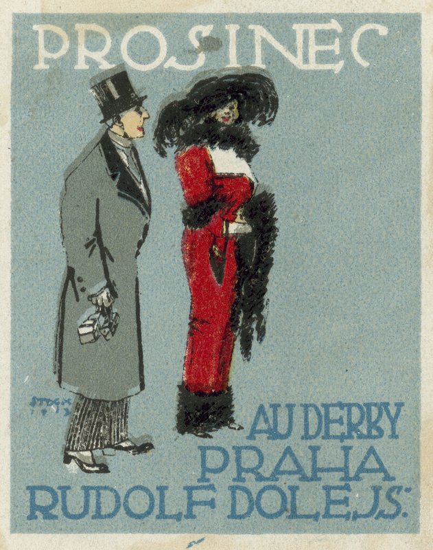 Dicembre. Au Derby Rudolf Dole moda, Praga da Czech School