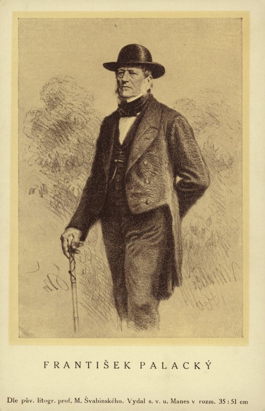 František Palacký (1798-1876), storico e politico ceco da Czech School