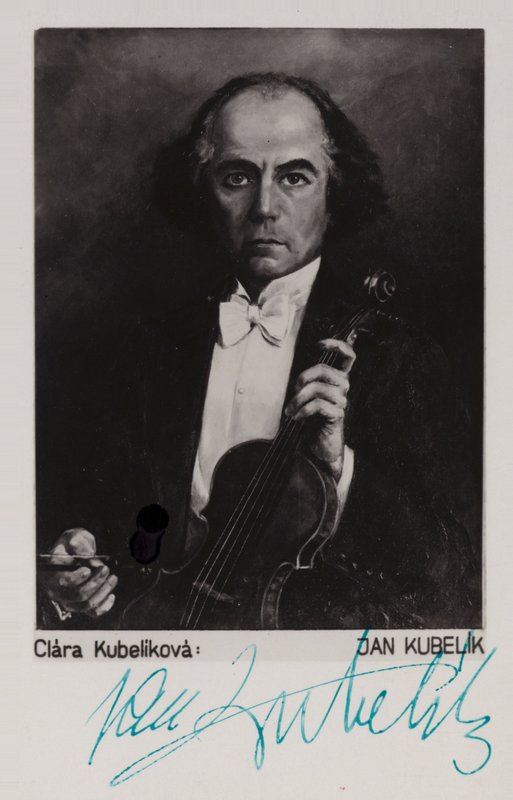 Ritratto di Jan Kubelik da Czech School