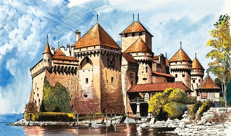 Castello di Chillon da Dan Escott