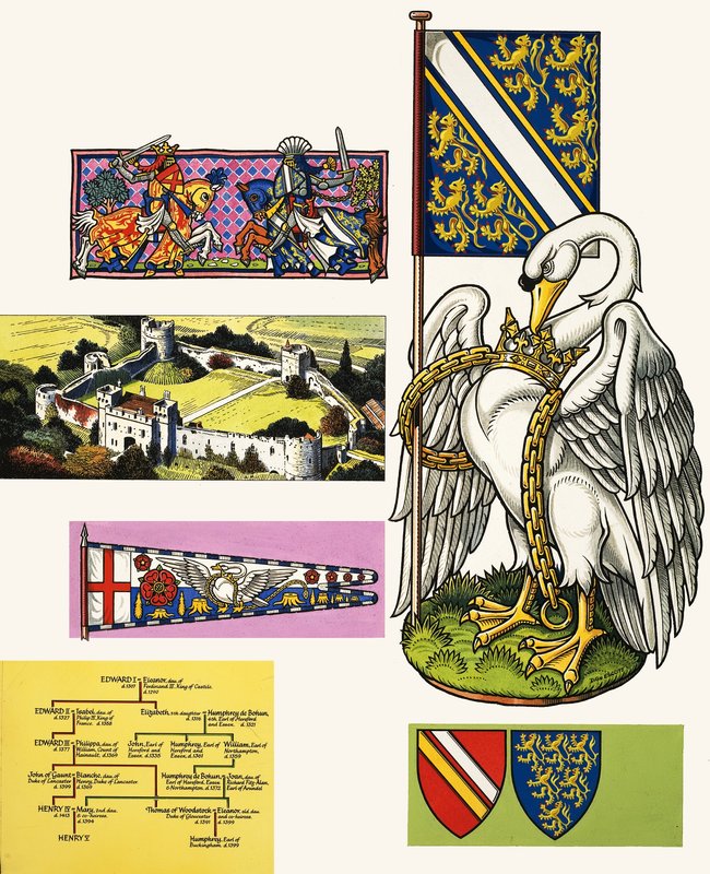 Il Cigno dei De Bohun (stemma) da Dan Escott