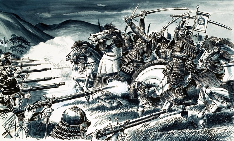 La battaglia di Nagashino nel 1575 da Dan Escott