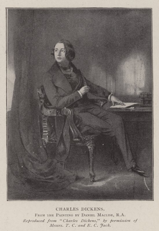 Charles Dickens da Daniel Maclise
