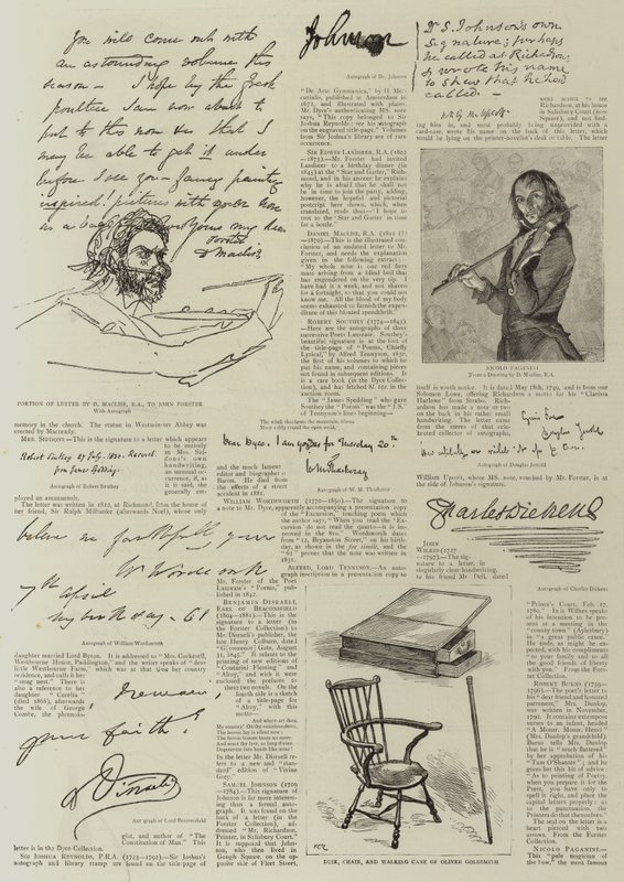 Le collezioni Dyce e Forster da Daniel Maclise