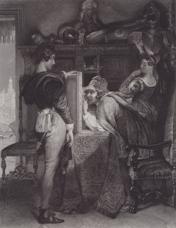 Salvator Rosa da Daniel (after) Maclise