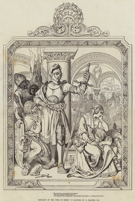 Cavalleria del Tempo di Enrico V da Daniel Maclise