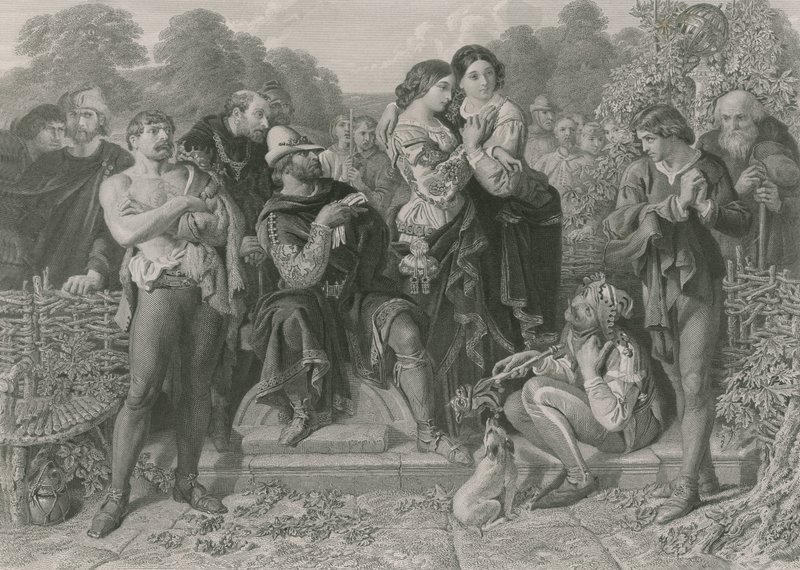 Orlando e il lottatore, Come vi piace da Daniel Maclise