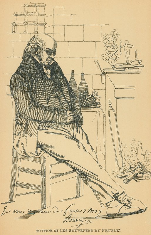 Pierre-Jean de Beranger da Daniel Maclise