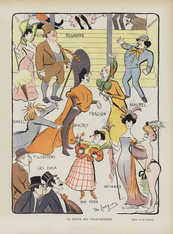 Illustrazione per Le Rire da Daniel de Losques