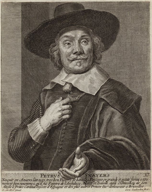 Ritratto di Pieter Snayers da Daniel van Heil