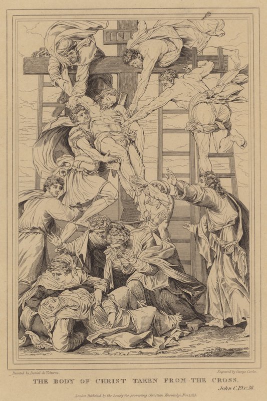 Il corpo di Cristo deposto dalla croce, Giovanni da Daniele da Volterra 1509 66 after Daniele da Volterra 1509 66 after