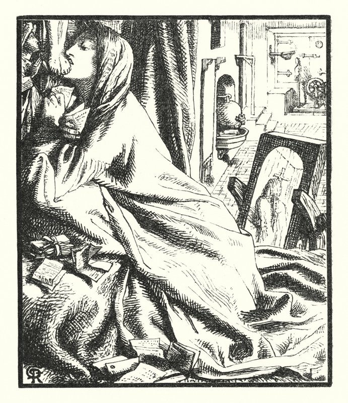 Mariana nel Sud da Dante Gabriel (after) Rossetti