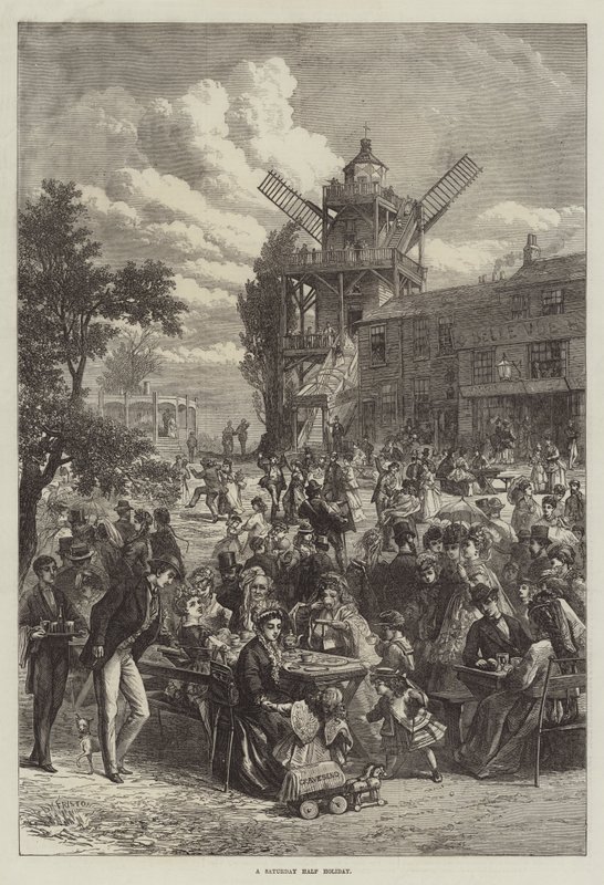 Mezza giornata di vacanza del sabato da David Henry Friston
