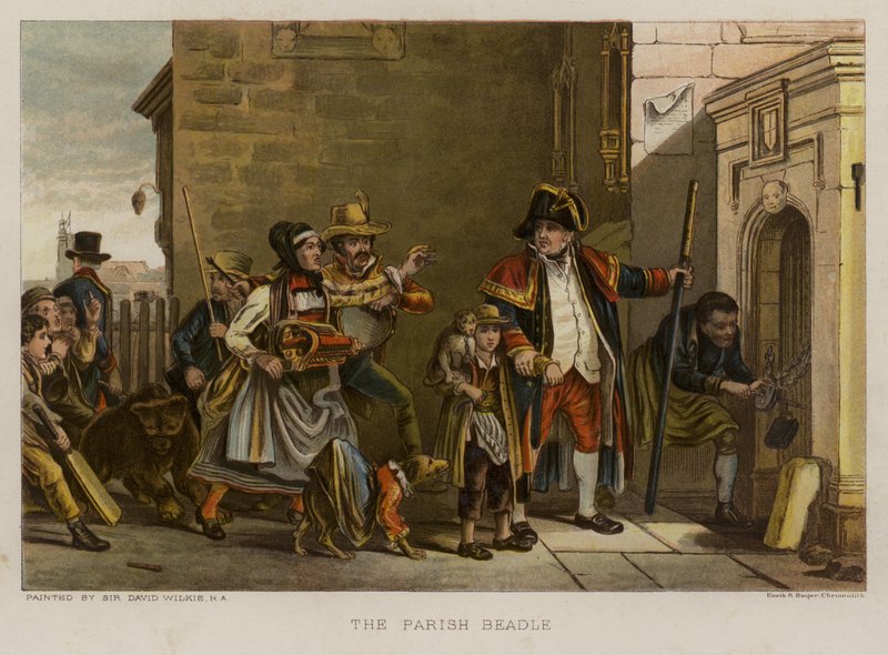 Il beadle parrocchiale da David Wilkie