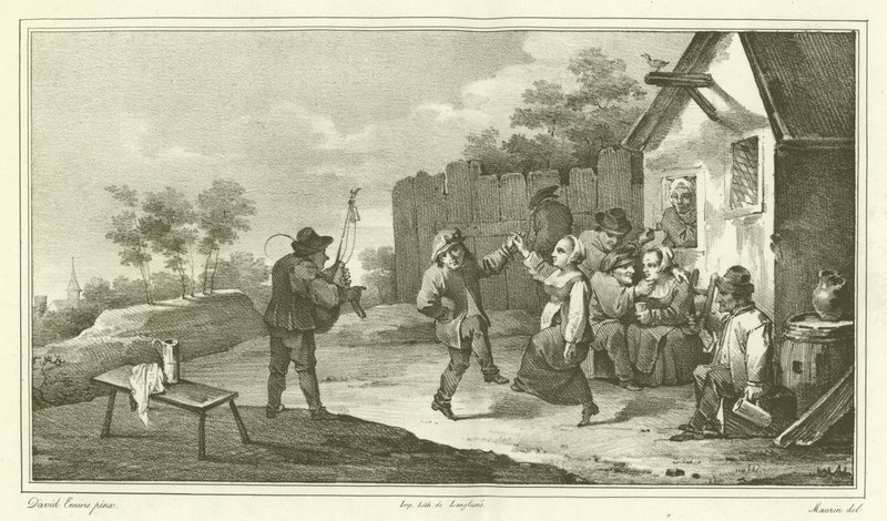 Festa del villaggio da David Teniers the Younger