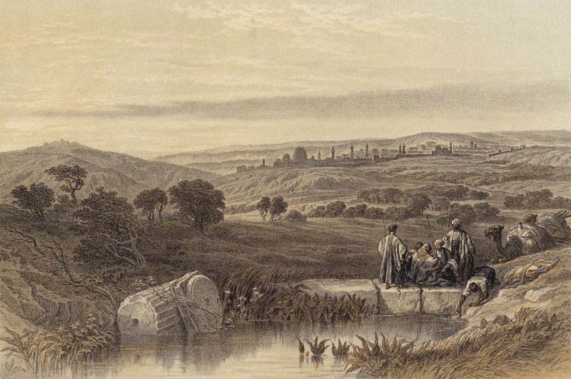 Gerusalemme dal Nord da David (after) Roberts