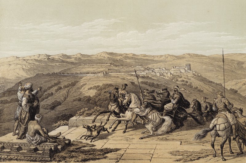 Sebaste, Antica Samaria da David (after) Roberts