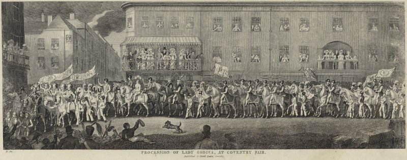 Processione di Lady Godiva alla Fiera di Coventry da David Gee