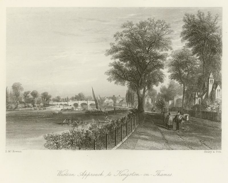 Approccio occidentale a Kingston-on-Thames da David Hall McKewan