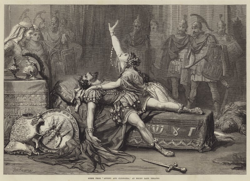 Scena da Antonio e Cleopatra, al Drury Lane Theatre da David Henry Friston