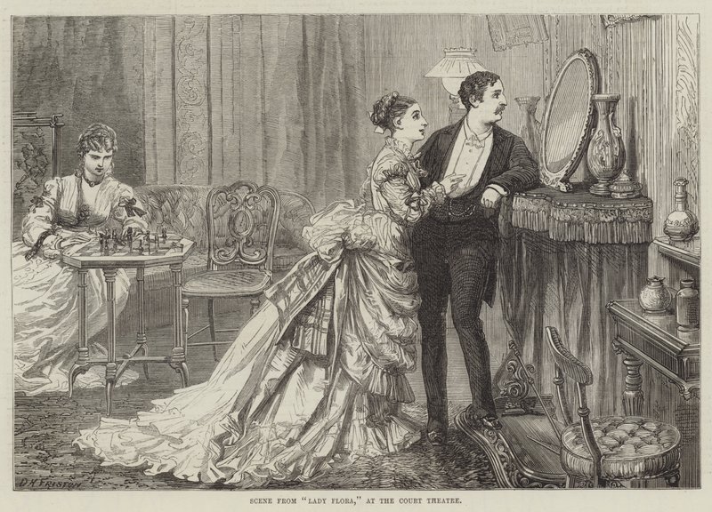Scena da Lady Flora, al Court Theatre da David Henry Friston