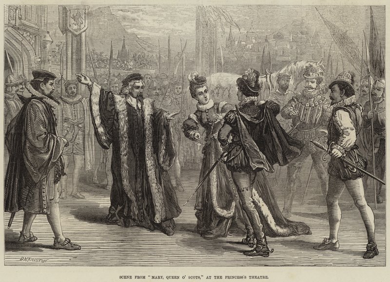 Scena da Maria, regina di Scozia, al Princess