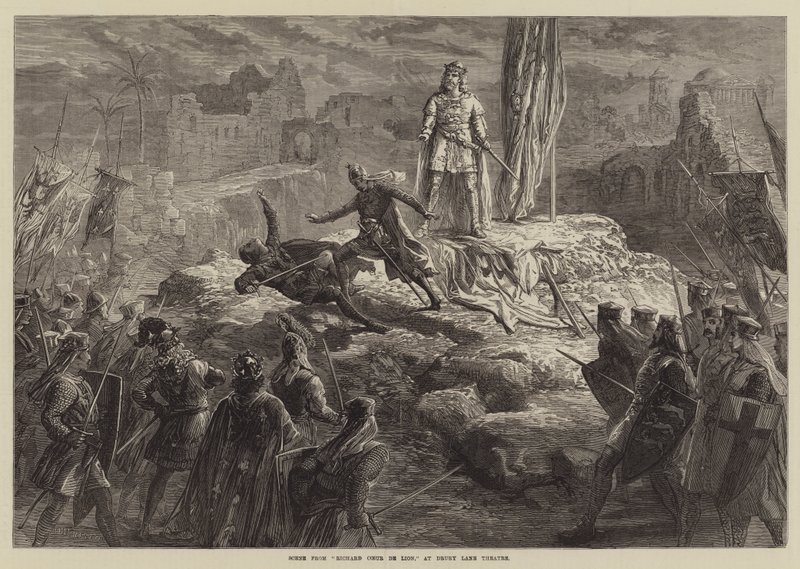 Scena da Riccardo Cuor di Leone, al Drury Lane Theatre da David Henry Friston