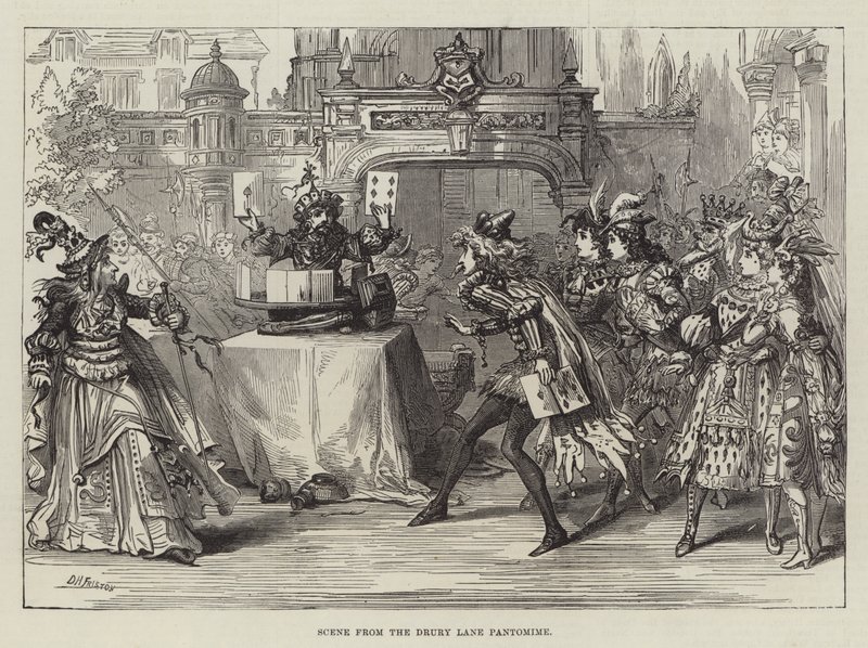 Scena dal pantomima di Drury Lane da David Henry Friston
