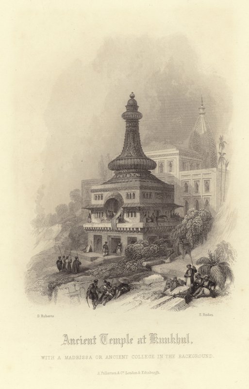 Antico tempio a Kunkhul da David Roberts