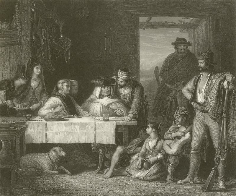 Un consiglio di guerra guerrigliero da David Wilkie