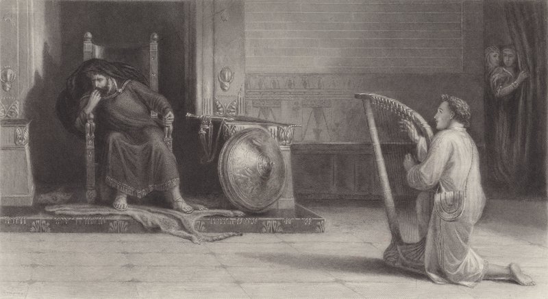 Un salmo di Davide da David Wilkie