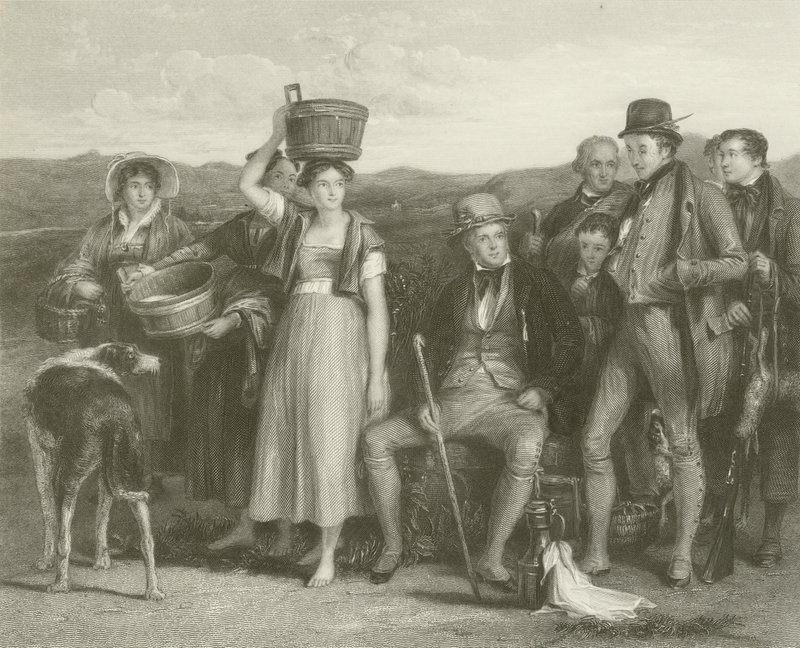 Sir Walter Scott e la sua famiglia da David Wilkie