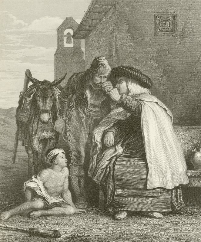 Il guerrigliero che si congeda dal suo confessore da David Wilkie