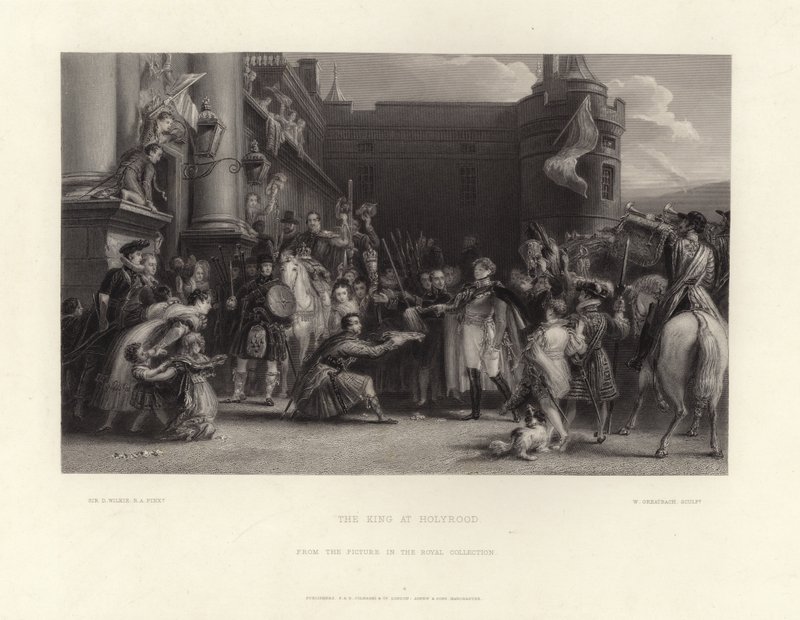 Il re a Holyrood da David Wilkie