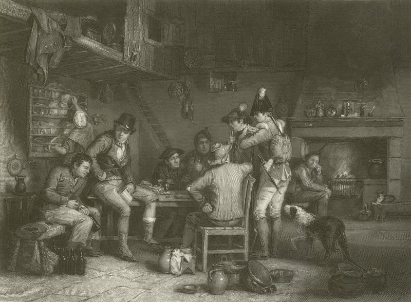 La recluta del villaggio da David Wilkie