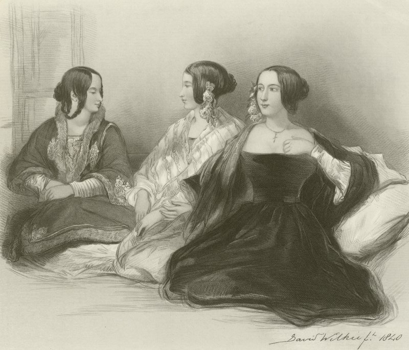 Tre sorelle greche a Therapia da David Wilkie