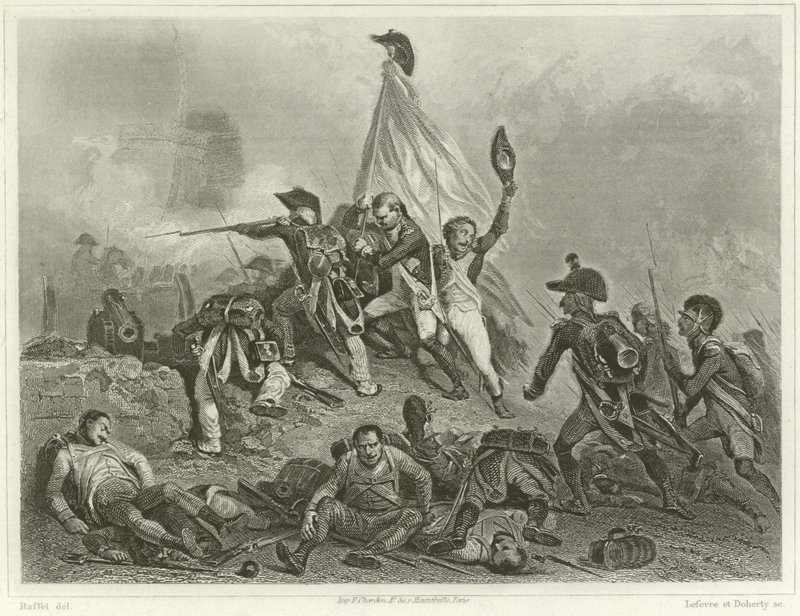 Battaglia di Jemappes da Denis-Auguste-Marie Raffet